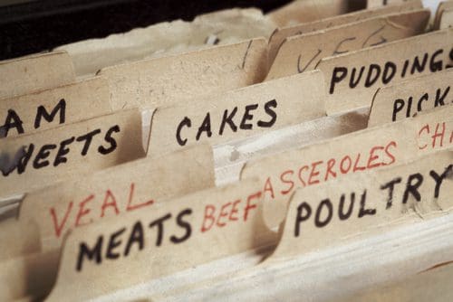 Old Recipes Box
